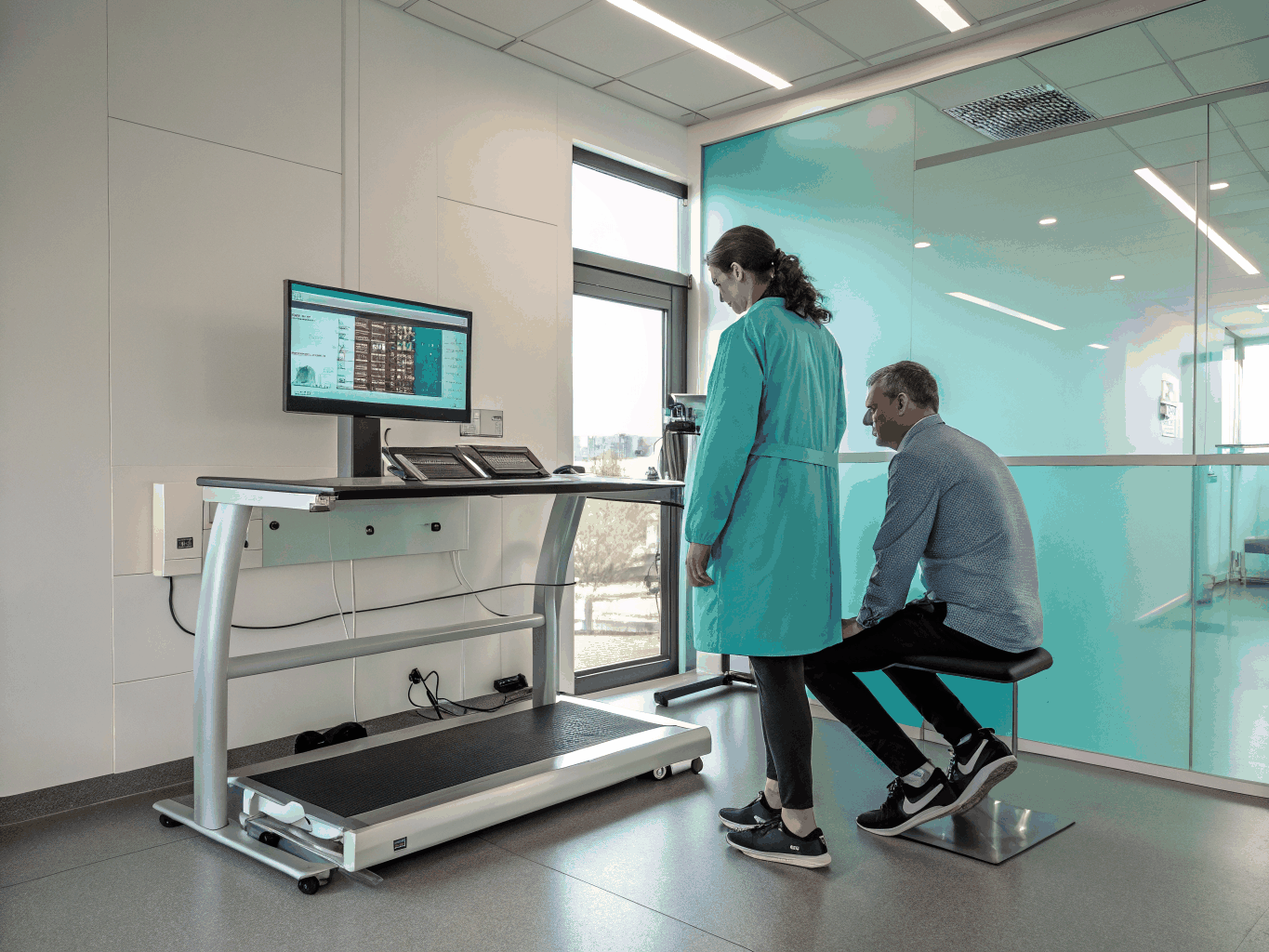 Clinical biomechanics assessment setup
